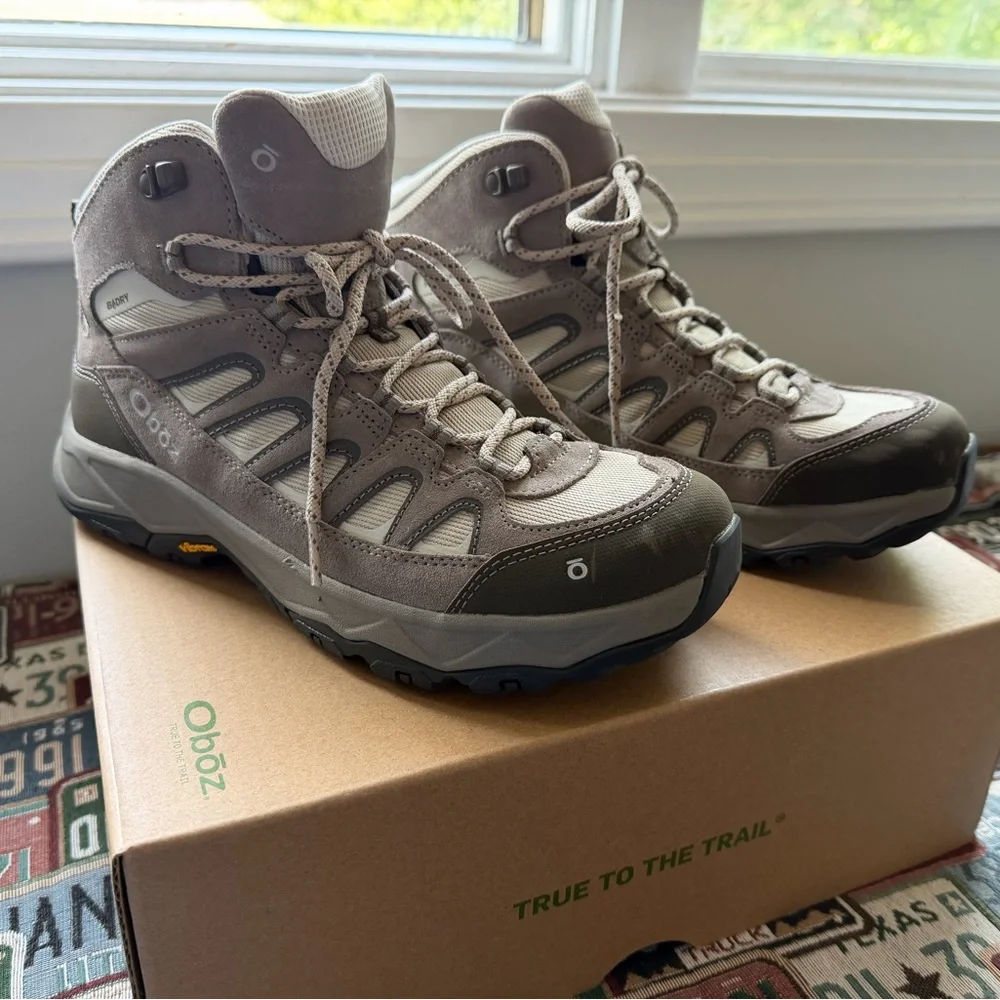 Oboz Women's Gray Hiking Boots - Lightweight Trail Support